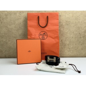 HERMES H AU CARRE BELT BUCKLE & CONSTANCE REVERSIBLE BELT [NEW]